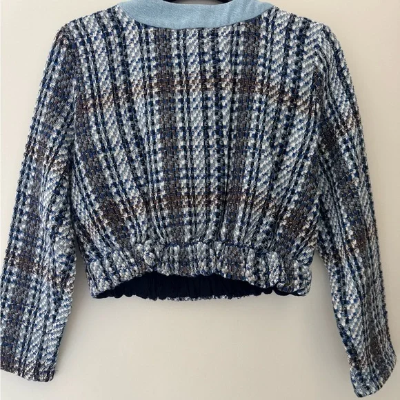 ZARA 💙 Tweed Top & Skirt Set - Picture 9 of 16